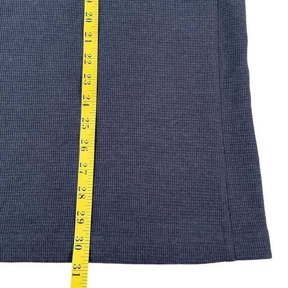 Duluth Trading Co. Thermal Shirt Men's Size XL Gray Long Sleeve Waffle Knit - Picture 4 of 5